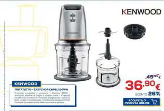 Euronics KENWOOD TRITATUTTO - EASYCHOP CHP61.100WH offerta