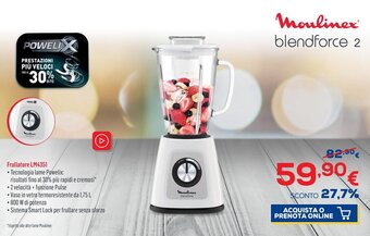 Euronics Moulinex blendforce 2 offerta
