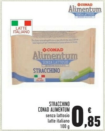 Conad Conad - Stracchino AC Alimentum Senza Lattosio 100 G(ml) offerta