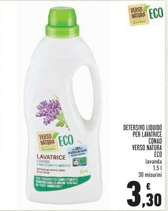 Conad Conad Detersivo Liquido Per Lavatrice Verso Natura Eco offerta