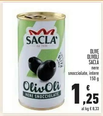Conad Saclà Olive Oliveli offerta