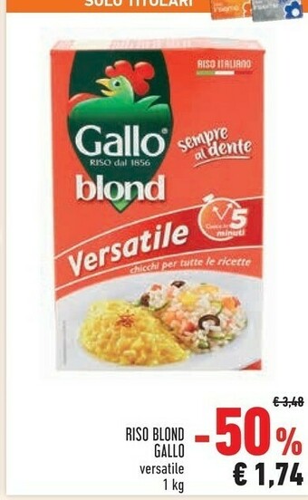 Conad Gallo Riso Blond offerta
