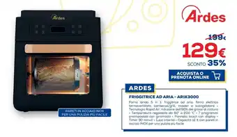 Euronics Ardes FRIGGITRICE AD ARIA-AR1K3000 offerta