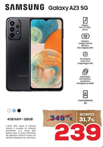 Euronics SAMSUNG Galaxy A23 5G offerta