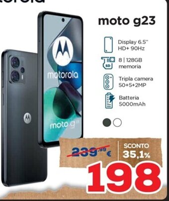 Euronics motorola moto g23 offerta