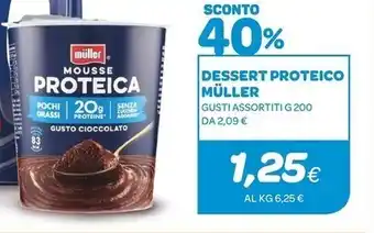 Ekom Muller dessert proteico offerta