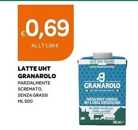 Granarolo latte uht