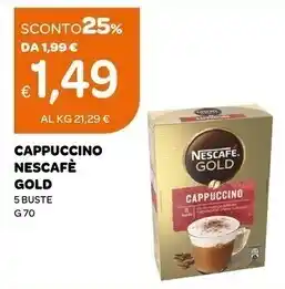 Ekom Nescafé cappuccino nescafè gold offerta