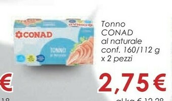 Conad Conad Tonno Al Naturale offerta