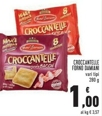 Forno damiani Croccantelle Gusto Bacon 280 G(ml)