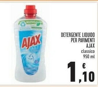 Conad Ajax Detergente Liquido Per Pavimenti offerta