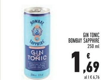 Conad Bombay Sapphire Gin Tonic offerta