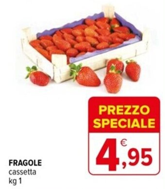 Iperal FRAGOLE cassetta kg 1 offerta
