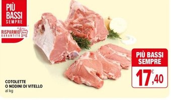 Iperal COTOLETTE O NODINI DI VITELLO offerta