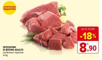Iperal SPEZZATINO DI BOVINO ADULTO offerta