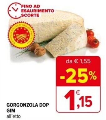 Iperal GORGONZOLA DOP GIM all'etto offerta