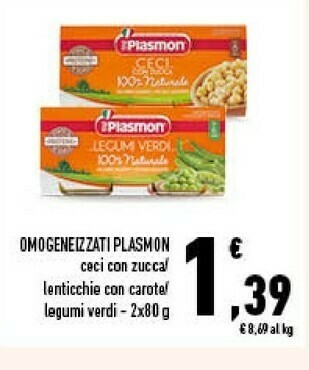 Conad Plasmon Omogeneizzati offerta
