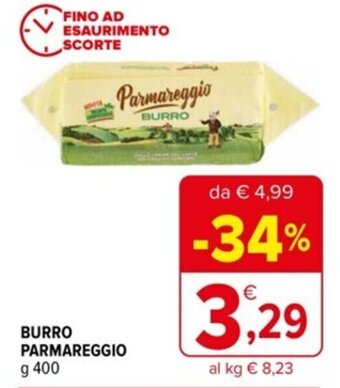 Iperal BURRO PARMAREGGIO g 400 offerta