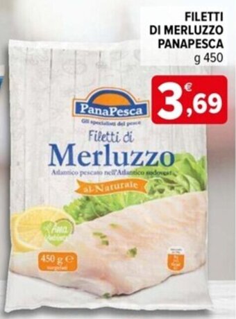 Iperal FILETTI DI MERLUZZO PANAPESCA g 450 offerta