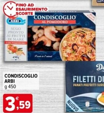 Iperal CONDISCOGLIO ARBI g 450 offerta