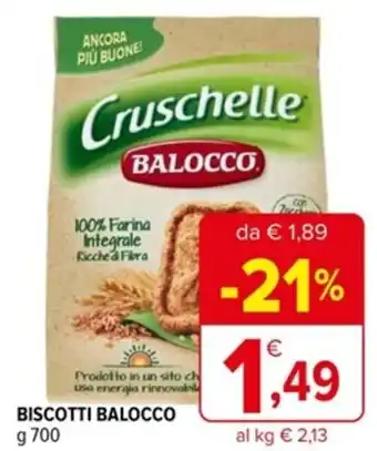 Iperal BISCOTTI BALOCCO g 700 offerta