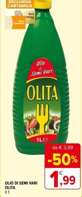 Iperal OLIO DI SEMI VARI OLITA lt 1 offerta