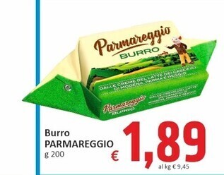 Paghi Poco Parmareggio burro offerta