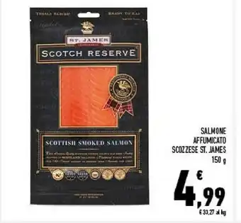 Conad St. james St.james Scotch Reserve Salmone Affumicato 150 G offerta