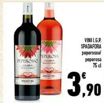 Conad Spadafora Vini Igp Peperosso 750 Ml offerta