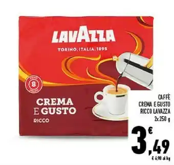 Conad Lavazza Crema E Gusto Dolce 500 G(ml) offerta