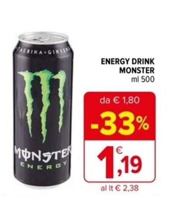 Iperal ENERGY DRINK MONSTER ml 500 offerta
