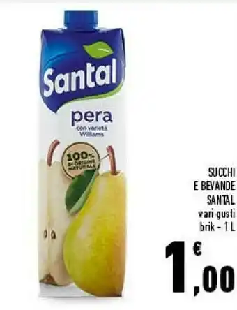 Conad Santal 100% Mela 1000 G(ml) offerta