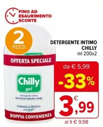 Iperal DETERGENTE INTIMO CHILLY ml 200x2 offerta