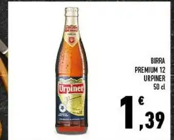 Conad Urpiner Birra Premium 12 500 Ml offerta