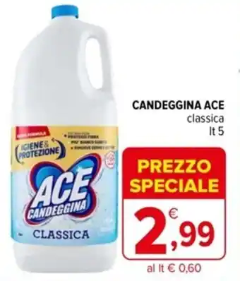 Iperal CANDEGGINA ACE classica lt 5 offerta