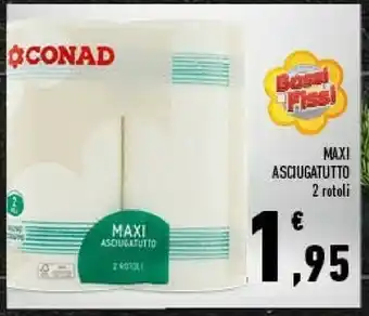 Conad Conad Maxi Asciugatutto 2 Rotoli offerta