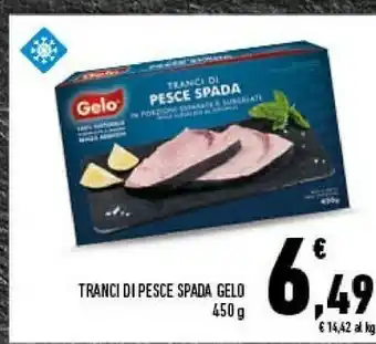 Conad Gelo Tranci Di Pesce Spada offerta