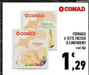 Conad Sapori Conad - Formaggi A Fette Freschi & Convenienti offerta