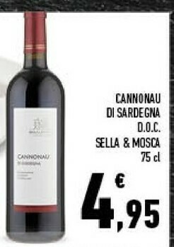 Conad Sella & Mosca - Cannonau Di Sardegna 750 G(ml) offerta