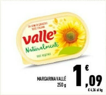 Conad Vallè - Margarina 250 g(ml) offerta