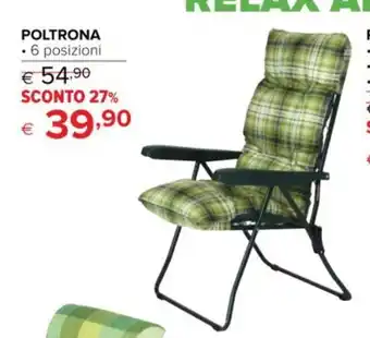 Iperal POLTRONA .6 posizioni offerta