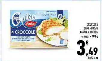 Conad Capitan Findus - 4 Croccole 400 G(ml) offerta