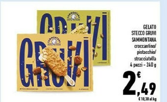 Conad Sammontana Gelato Stecco Gruvi offerta