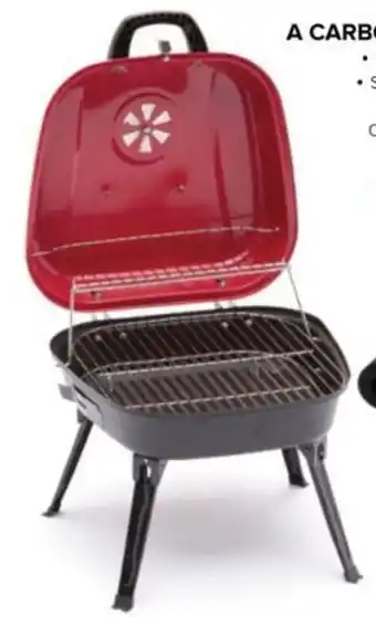 BARBECUE A CARBONELLA TRAVEL • gambe richiudibili cm 40 x 36,5 x 9,5 (h)