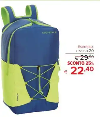 Iperal • zaino 20 offerta