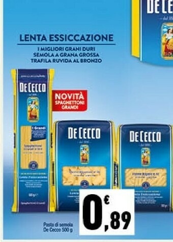 Conad De Cecco Pasta Di Semola offerta
