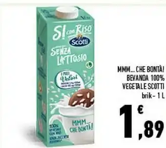 Conad Scotti Mmm Che Bonta Bevanda 100% Vegetale offerta