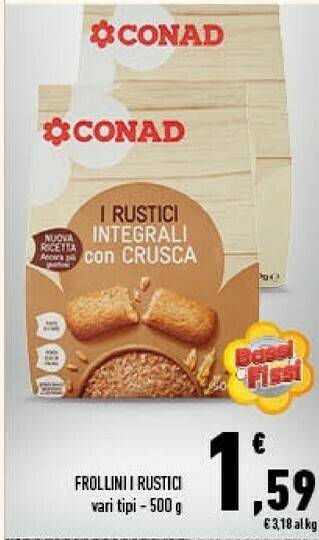 Conad Conad Frollini I Rustici offerta