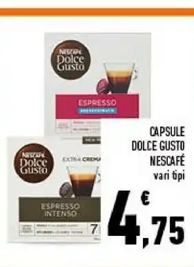 Conad Nescafé Dolce Gusto Espresso Capsule Caffè 16 Pezzo(i) offerta