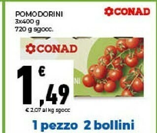 Conad Conad Pomodorini offerta